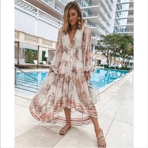 Rococo Sand High Low Melody Maxi Dress